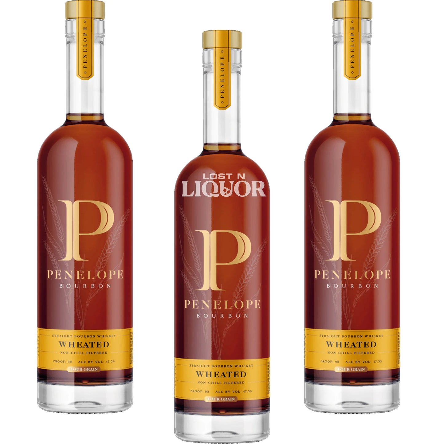 Penelope Wheated Straight Bourbon Whiskey 3 Pack Bundle Purchase Online LostNLiquor.com