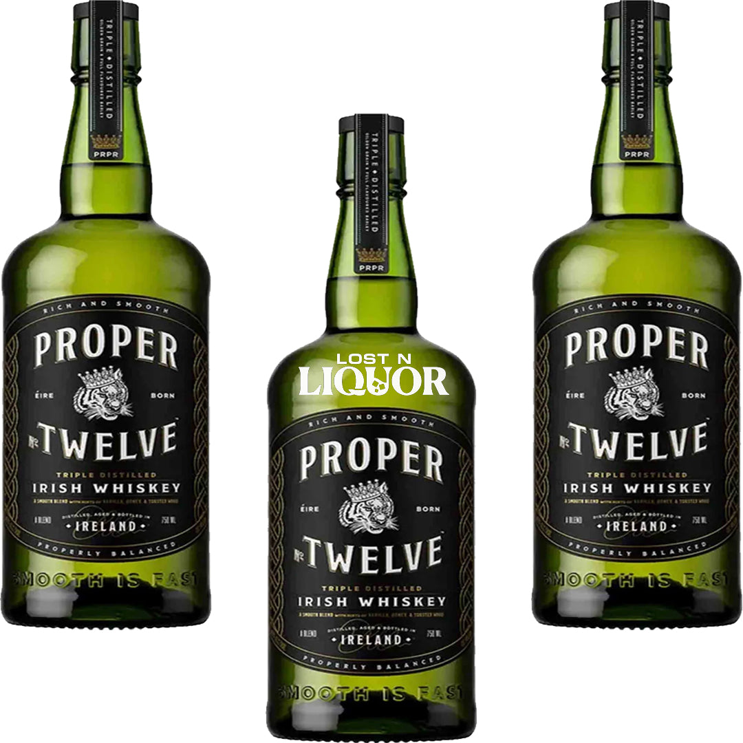 Proper Twelve Triple Distilled Irish Whiskey_LostNLiquor.com