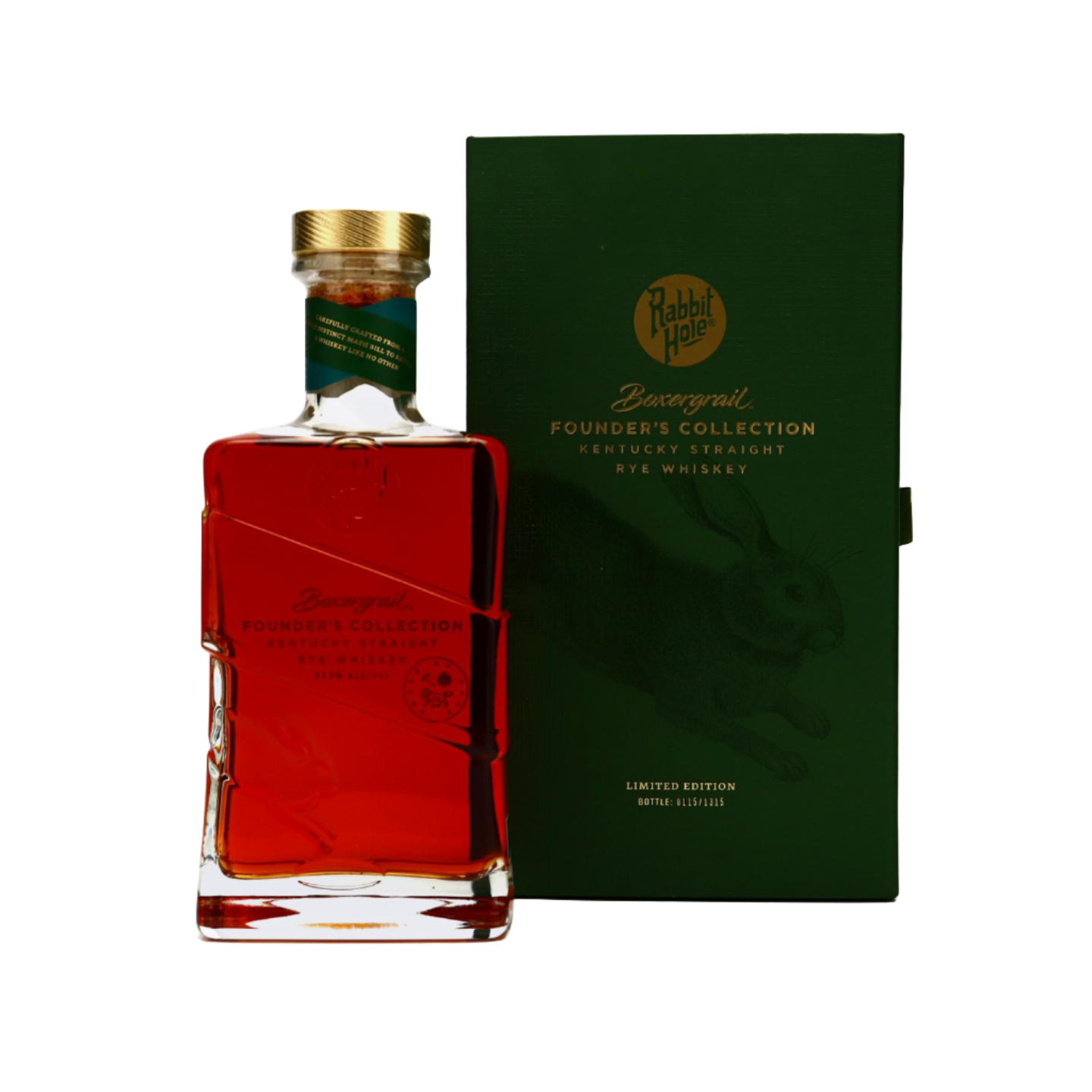 Rabbit Hole 6 year Founder's Collection BoxerGrail Cask Strength Rye ...