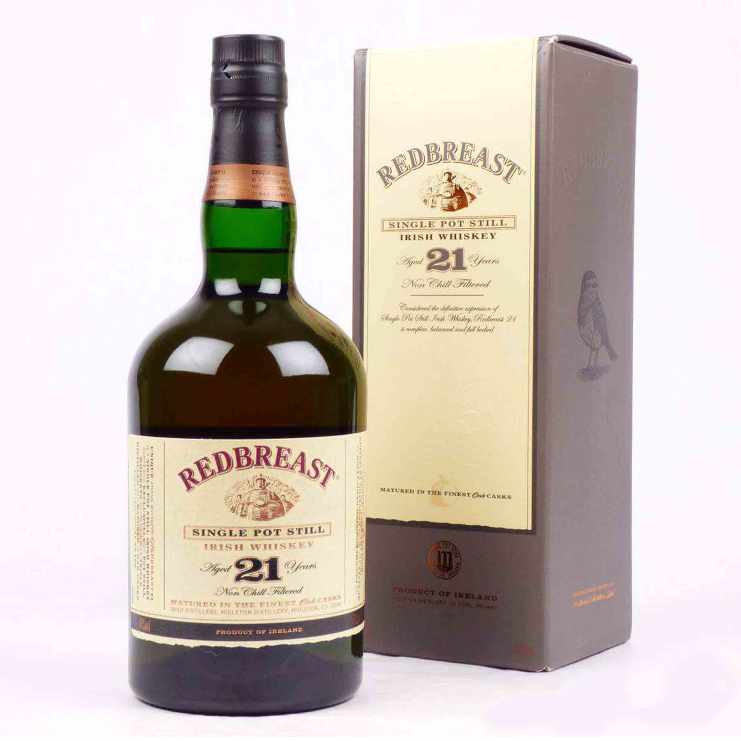 Redbreast 21 Years Single Pot Still Non Chill Filtered Irish Whiskey_LostNLiquor.com