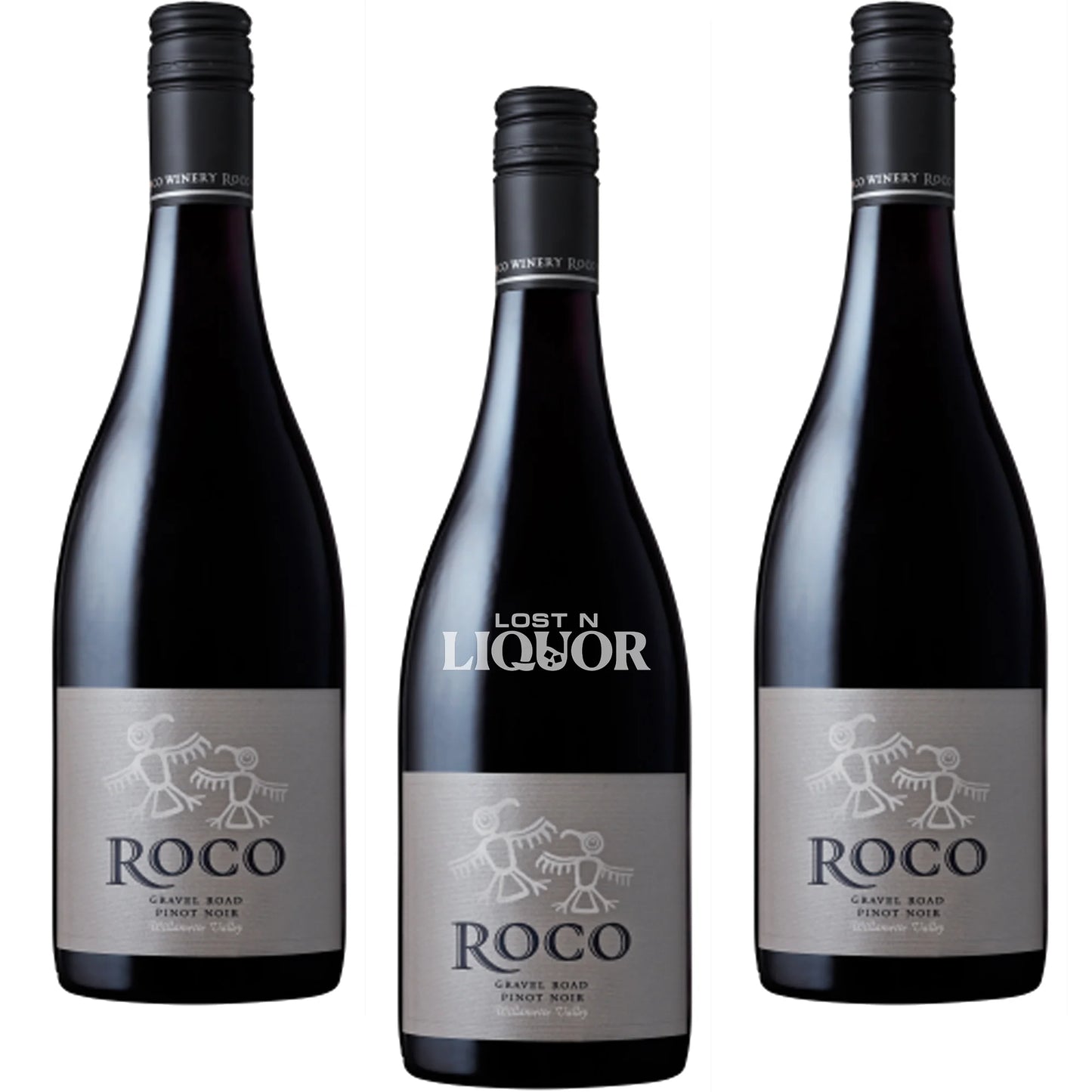 Roco Gravel Road Pinot Noir 2022 3 Pack Bundle