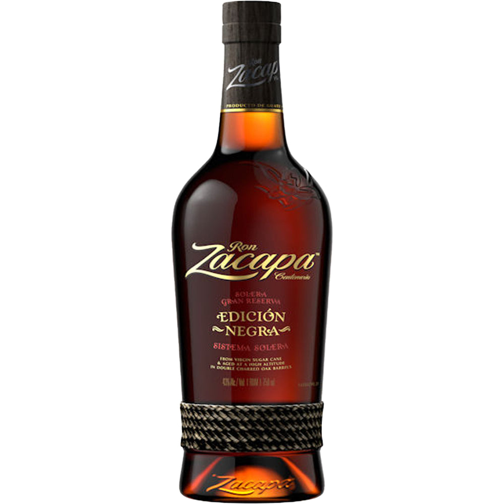 Ron Zacapa Aged Rum Centenario Edicion Negra Solera Gran Reserva_LostNLiquor.com