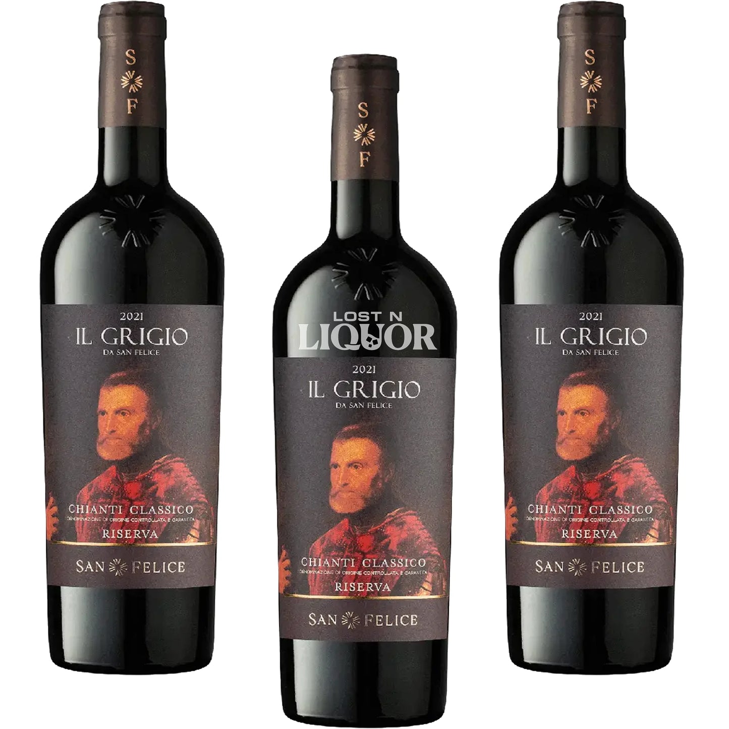 San Felice Chianti Il Grigio Gran Selezione 3 Pack Bundle