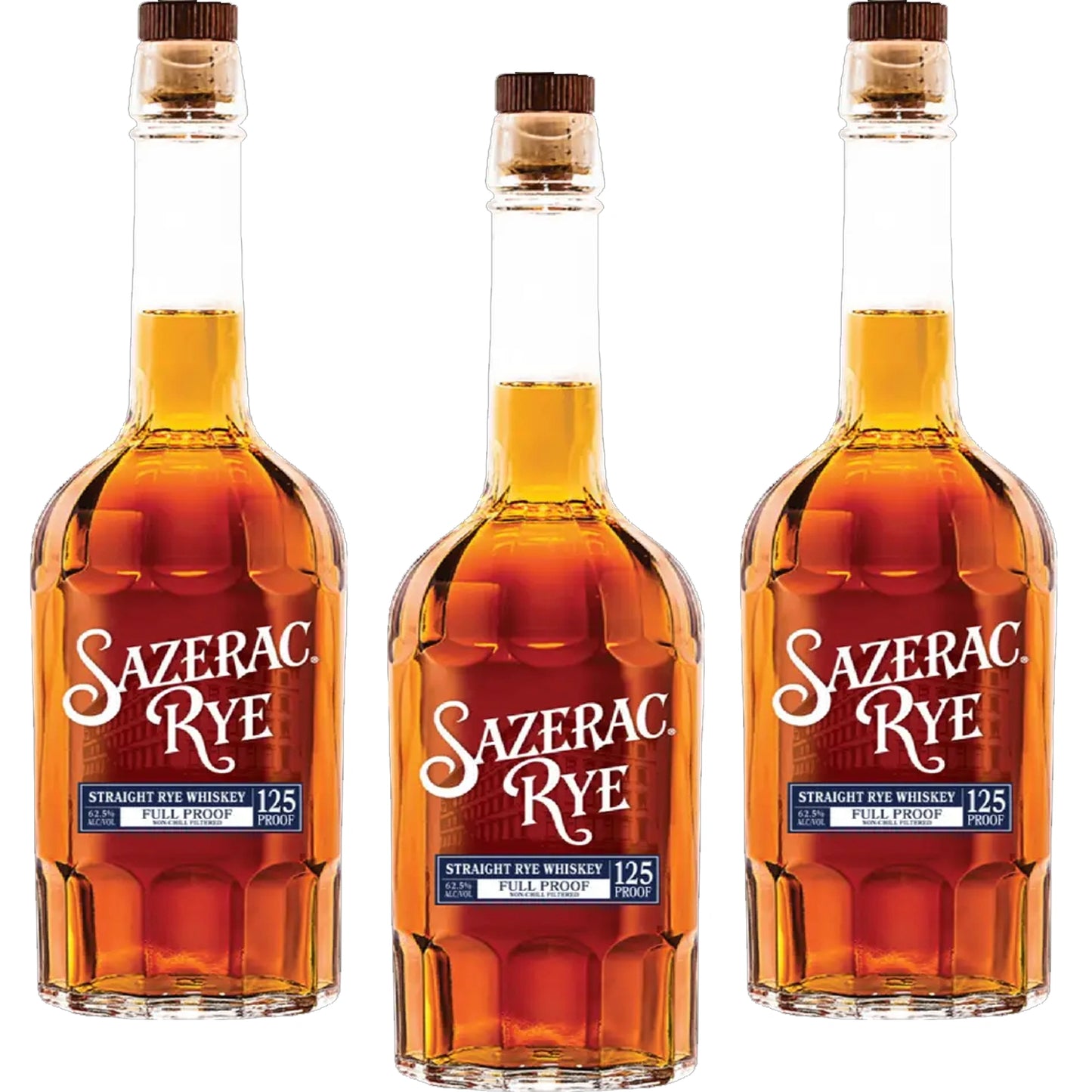 Sazerac Rye Full Proof 3 Case Bundle