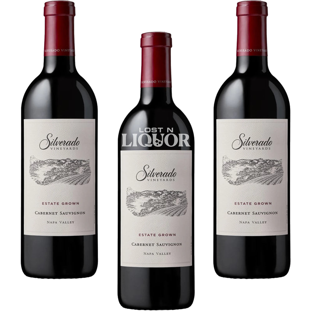 Silverado Vineyards Cabernet Sauvignon Napa Valley 2022 3 Pack Bundle