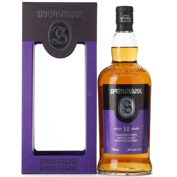 Springbank 18 Year Single Malt Scotch – Lost N Liquor - Online