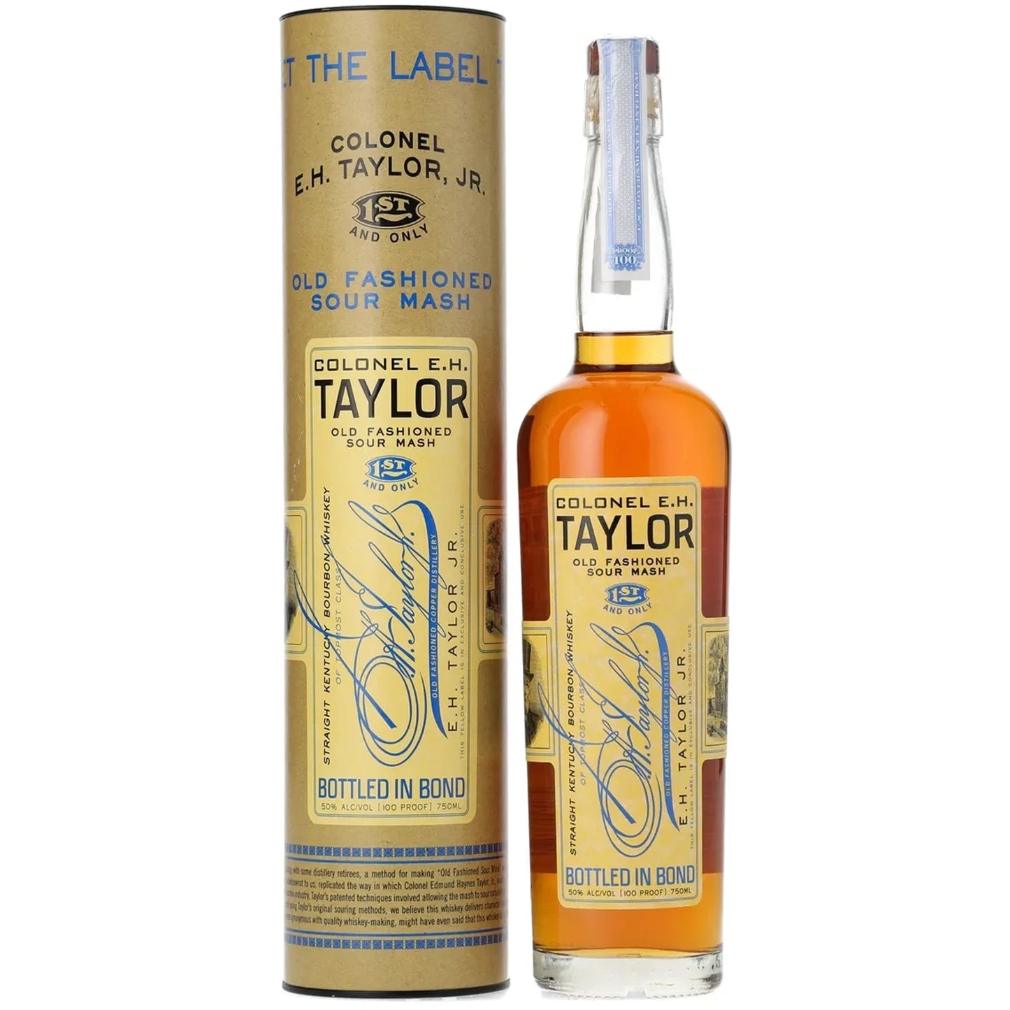 Colonel E.H. Taylor Old Fashioned Sour Mash Bourbon (2011) with Tube