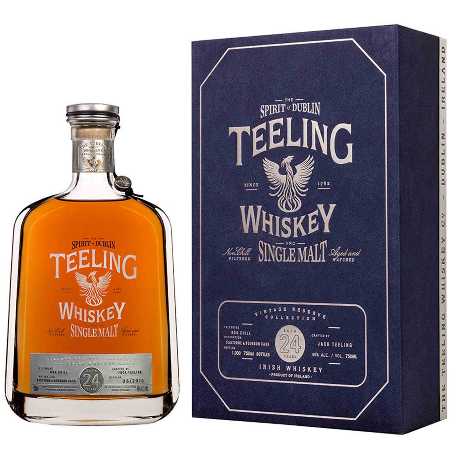 Teeling 24 Year 'Vintage Reserve Collection' Single Malt Irish Whiskey_LostNLiquor.com