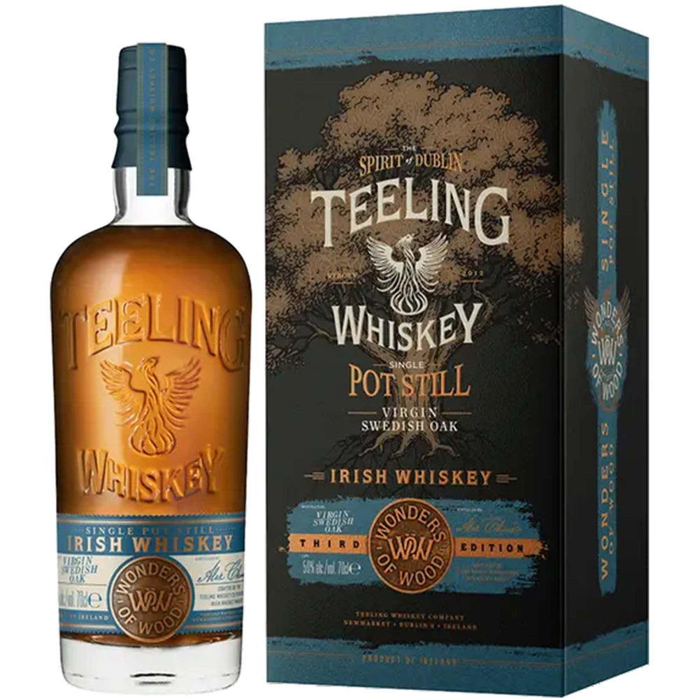 
                      
                        Teeling Single Pot Still Whiskey Wonders of Wood Virgin Swedish Oak_LostNLiquor.com
                      
                    