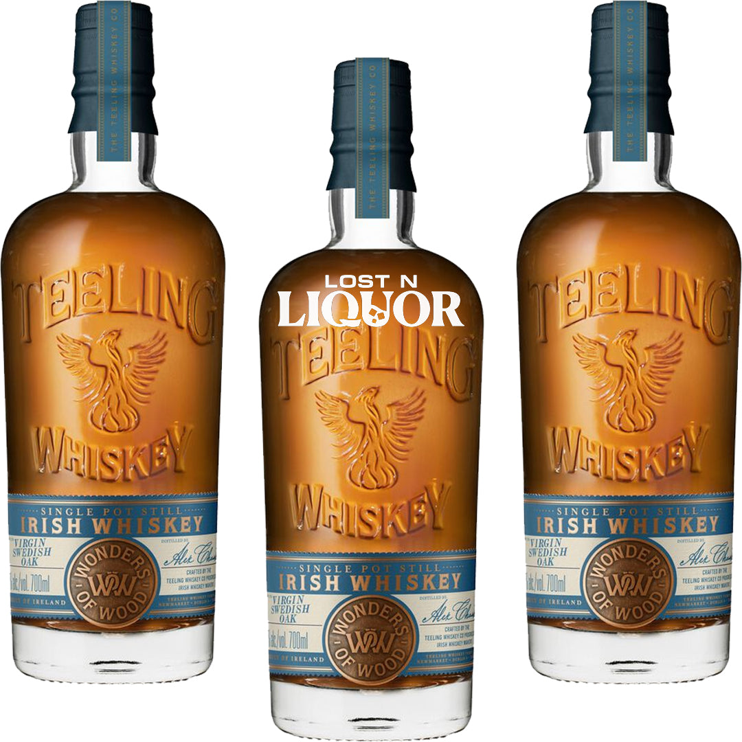 Teeling Wonders Of Wood Third Edition Virgin Swedish Oak Pot Still Irish Whiskey_LostNLiquor.com