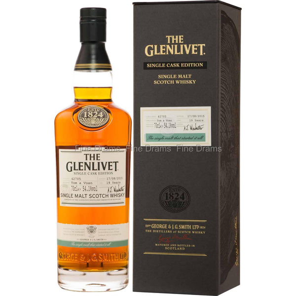 The Glenlivet Single Cask Edition Tom a Voan 19 Year Old Whisky