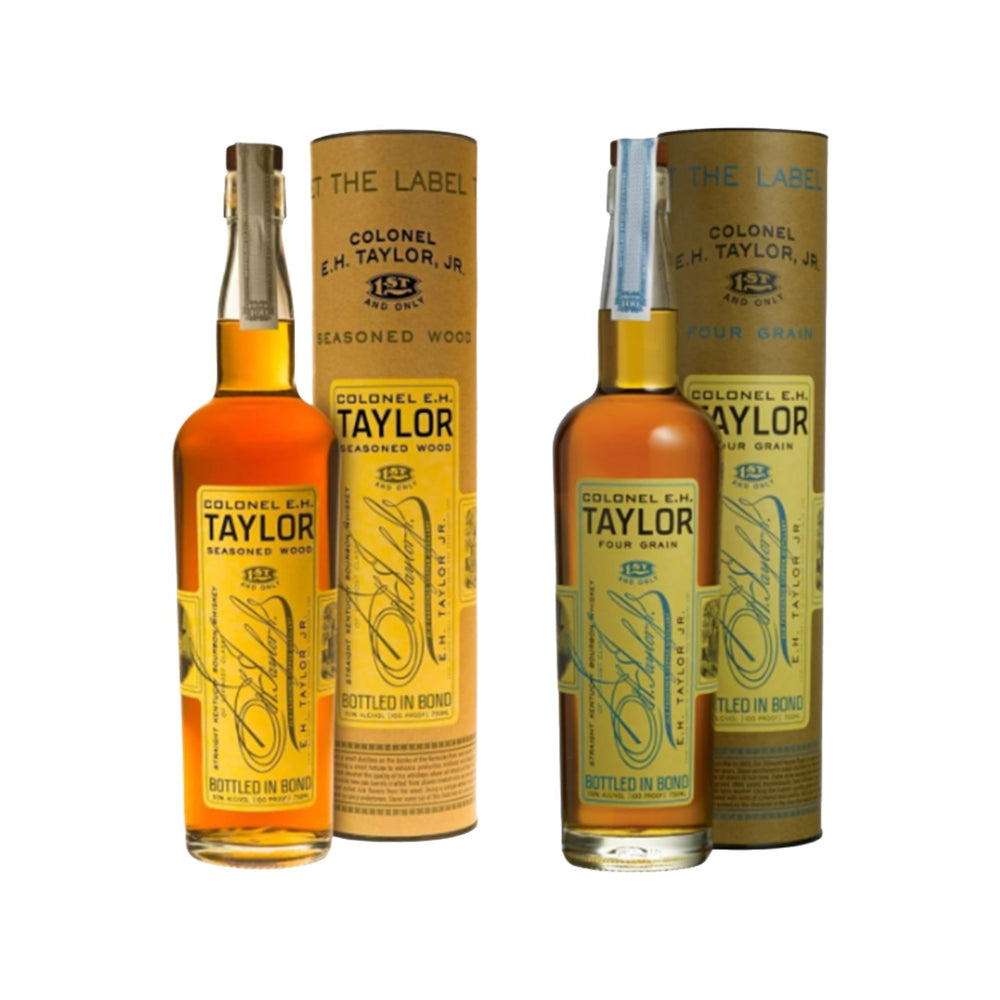 The Ultimate E.H Taylor Seasoned Wood & Four Grain Bourbon Duo LostNLiquor