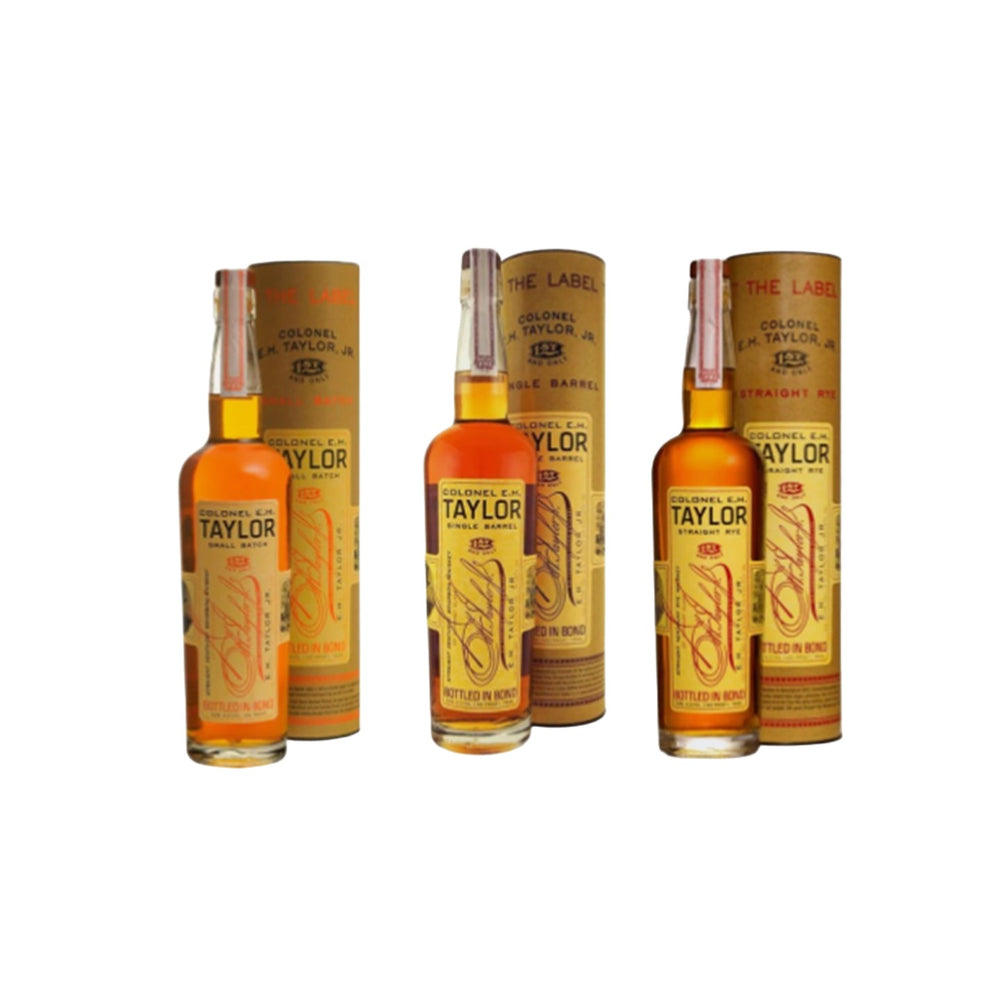 The Ultimate E.H Taylor Small Batch, Single Barrel, Straight Rye Bourbon Bundle LostNLiquor