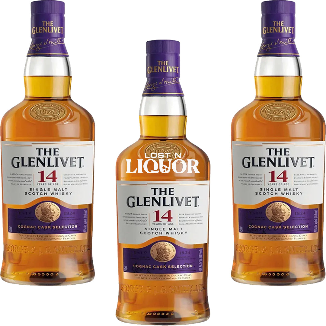 The Glenlivet 14 Year Cognac Cask Selection Single Malt Scotch Whisky_LostNLiquor.com