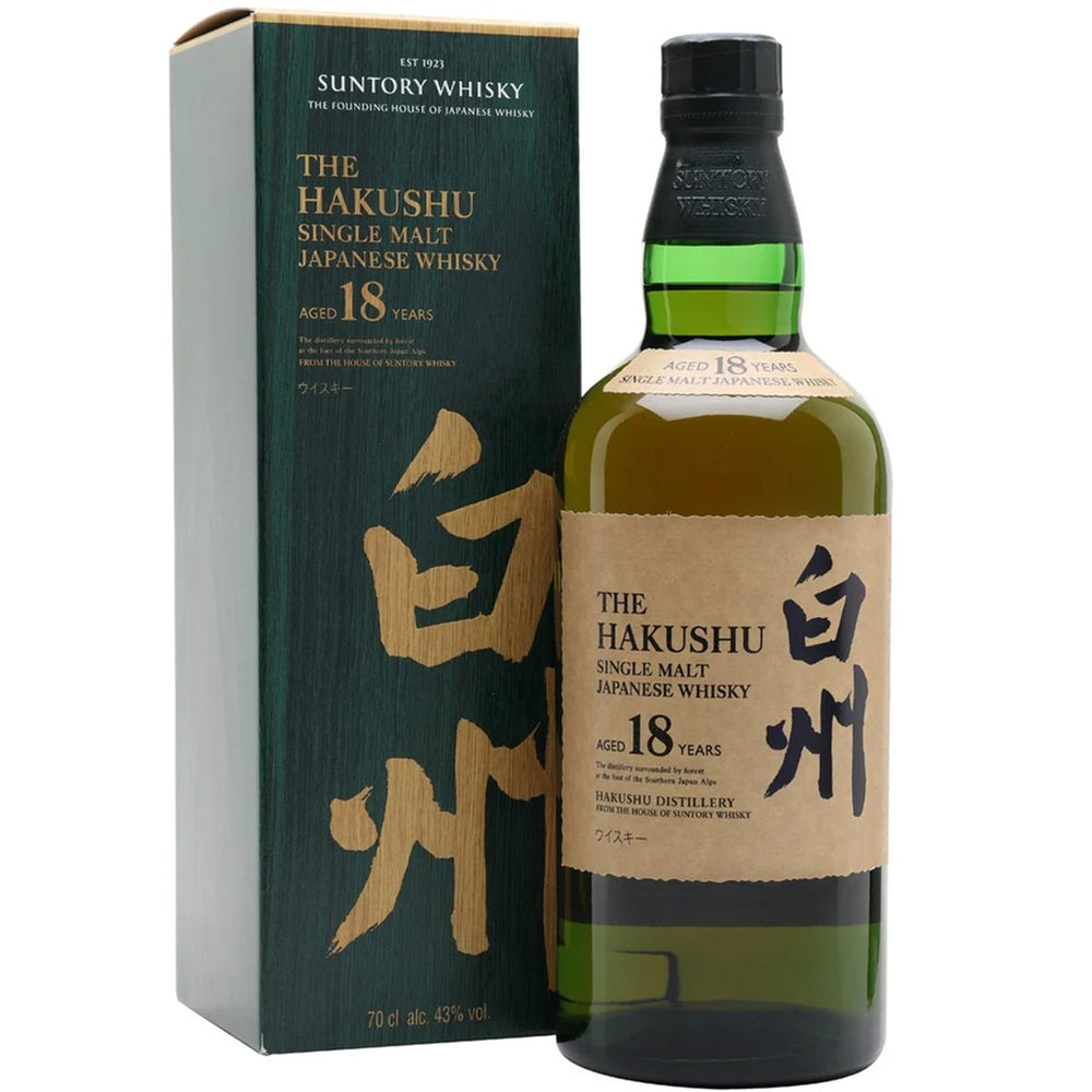 The Hakushu 18 Year Old Single Malt Whisky