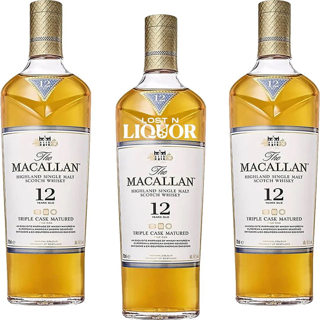 The Macallan 12 Year Old Triple Cask Matured Single Malt Scotch Whisky_LostNLiquor.com