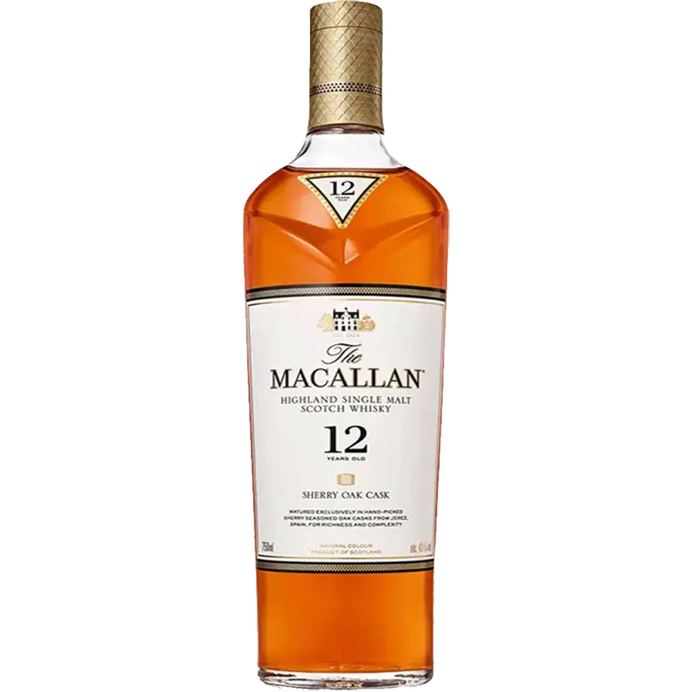 The Macallan 12 Year Sherry Oak Cask Highland Single Malt Scotch Whisky_LostNLiquor.com