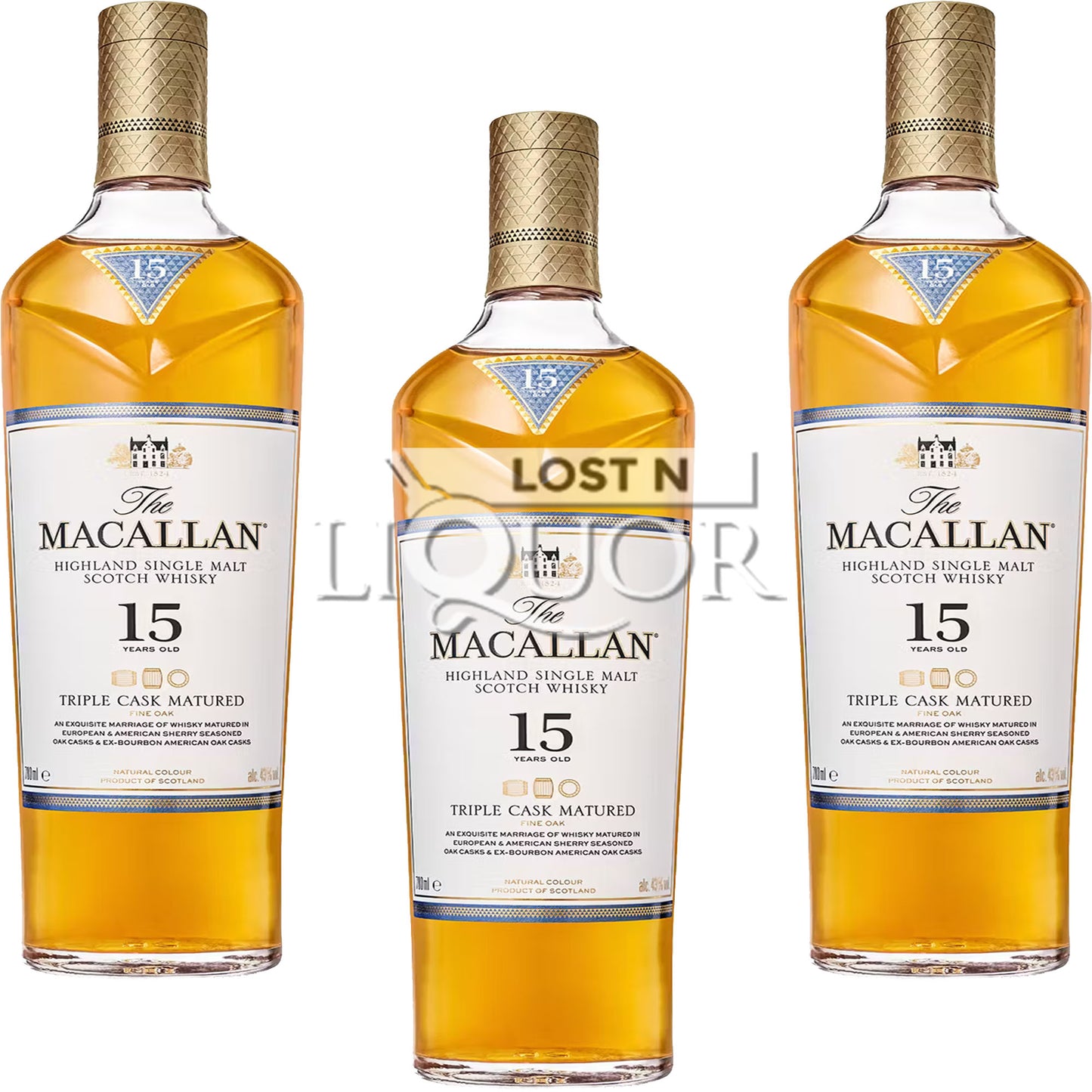 The Macallan 15 Year Old Triple Cask Matured Single Malt Scotch Whisky