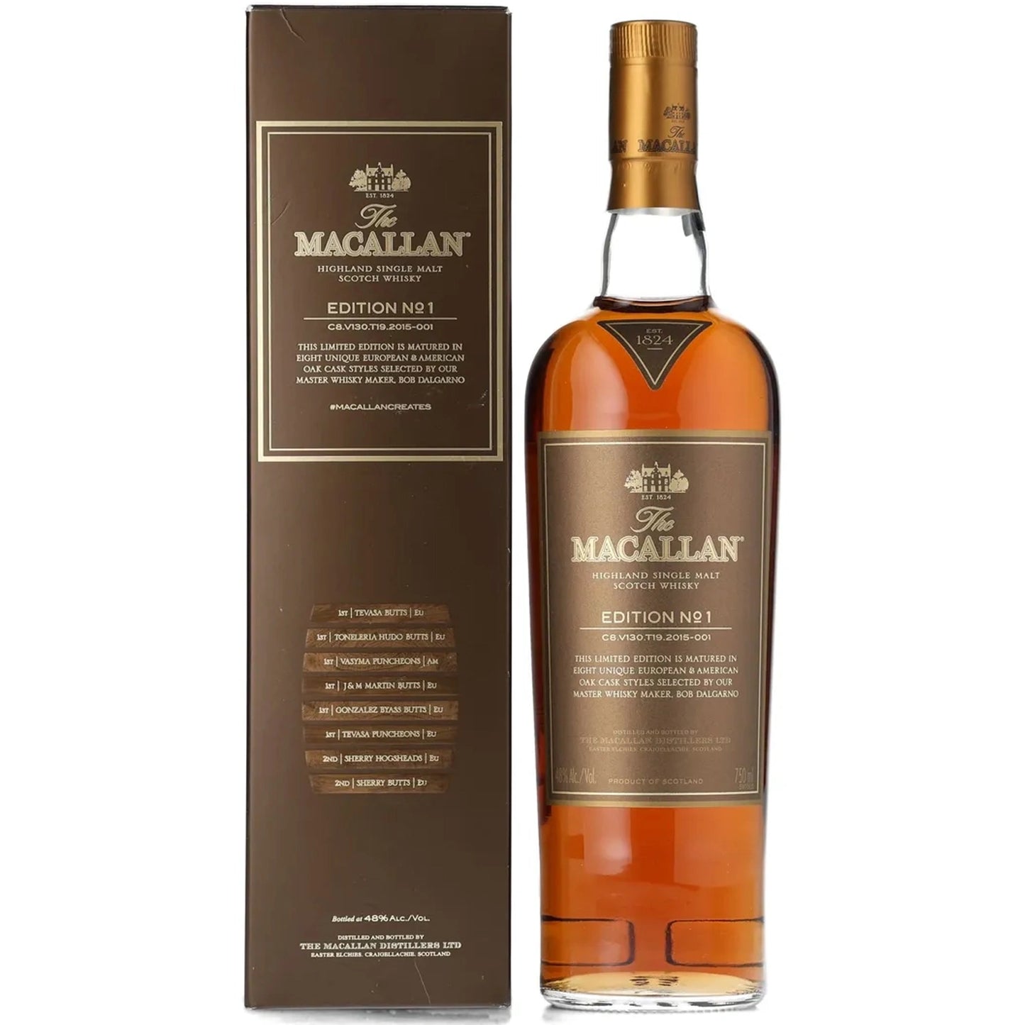 The Macallan Edition 1 Single Malt Scotch Whisky