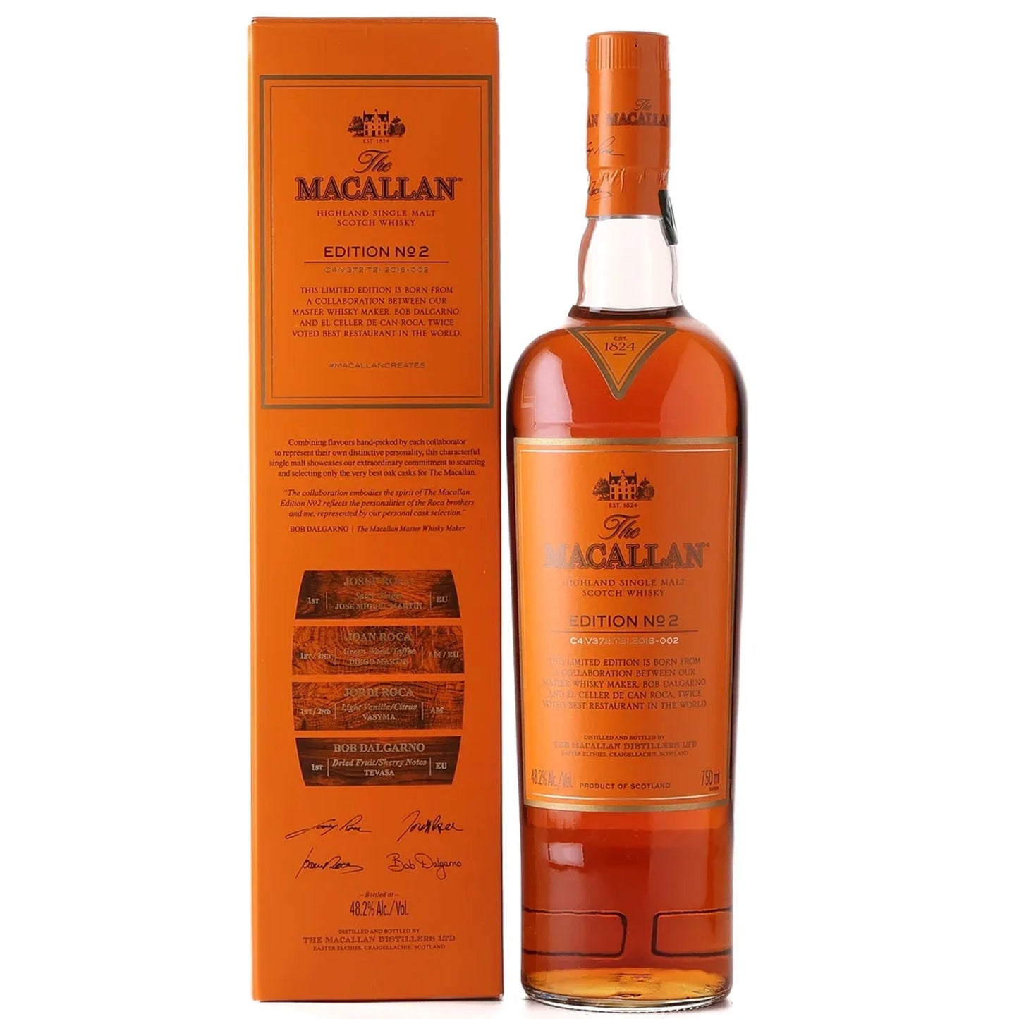 The Macallan Edition 2 Single Malt Scotch Whisky with box