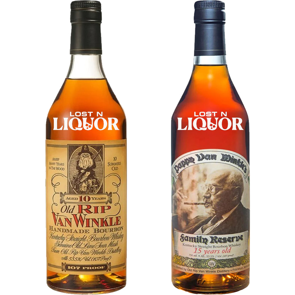 The Ultimate Pappy Van Winkle 10 Year & 15 Year Bourbon Duo_LostNLiquor.com