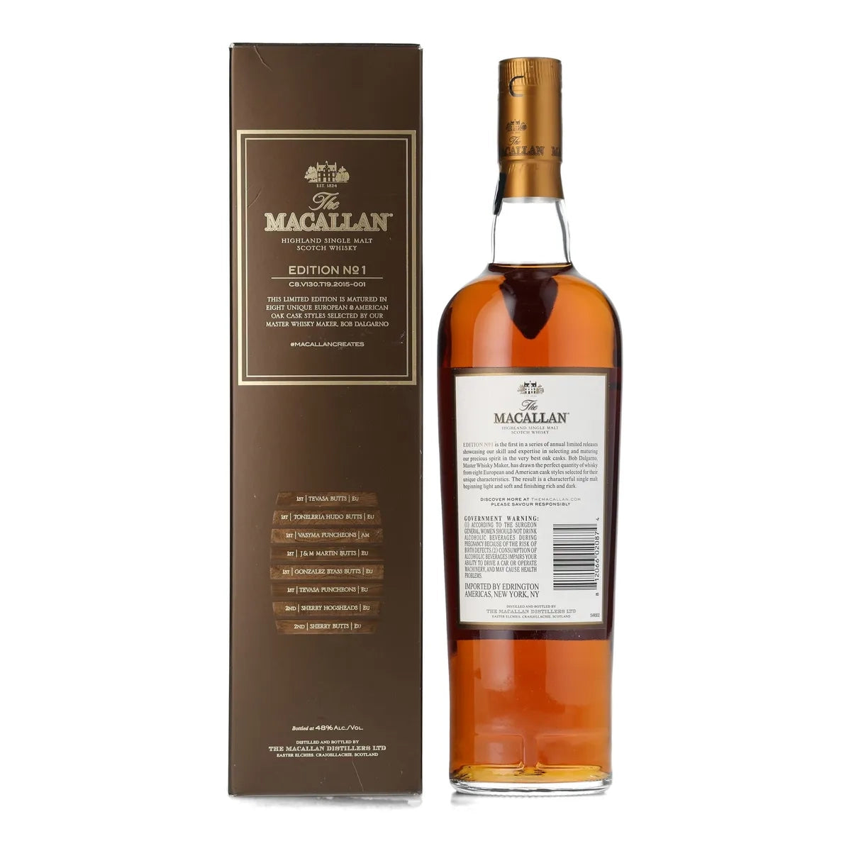 The Macallan Edition 1 Single Malt Scotch Whisky