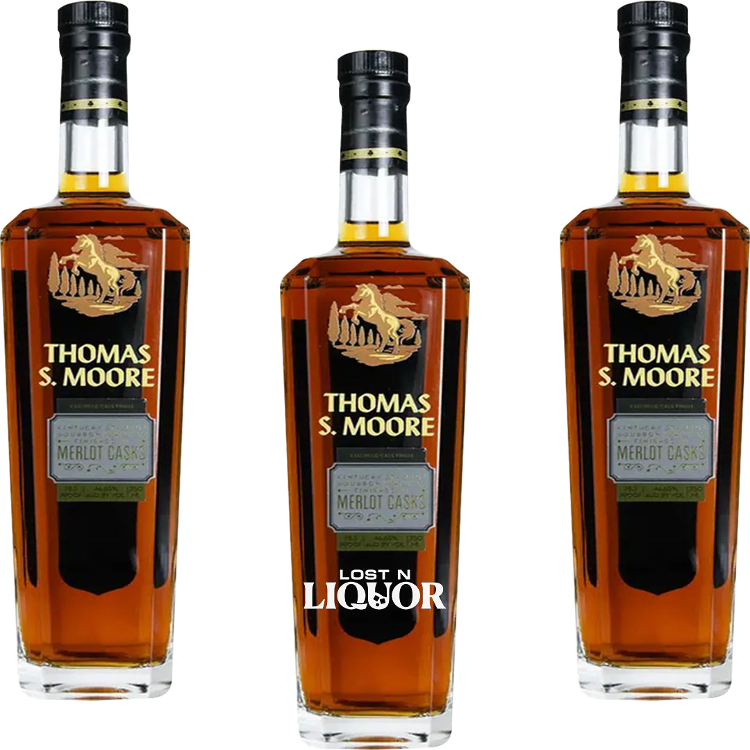 Thomas S. Moore Merlot Casks Kentucky Straight Bourbon Whiskey_LostNLiquor.com