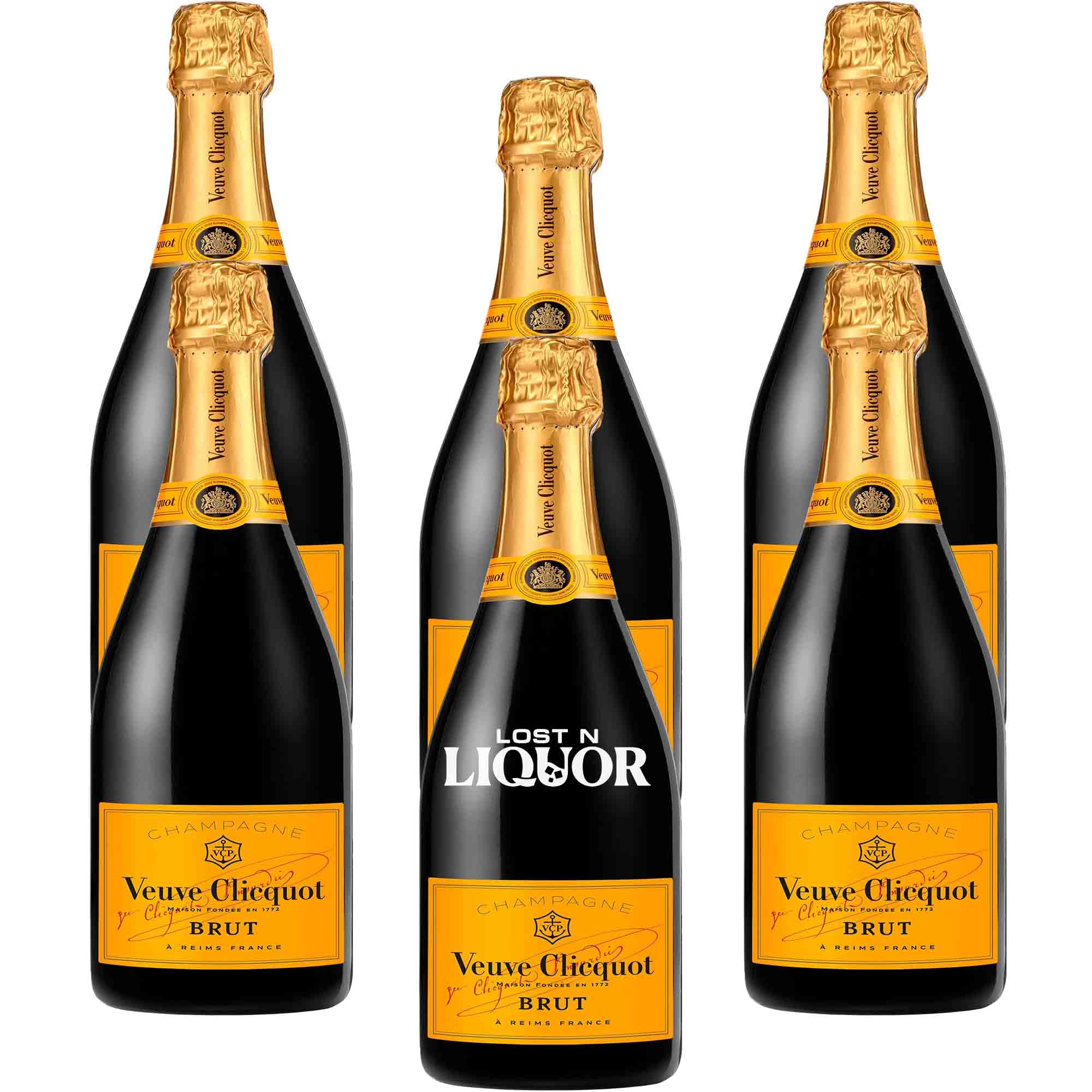 Veuve Clicquot Brut 4本セット 750ml Veuve Clicquot Brut NV (1.5L) | Sparkling | Champagne Blend