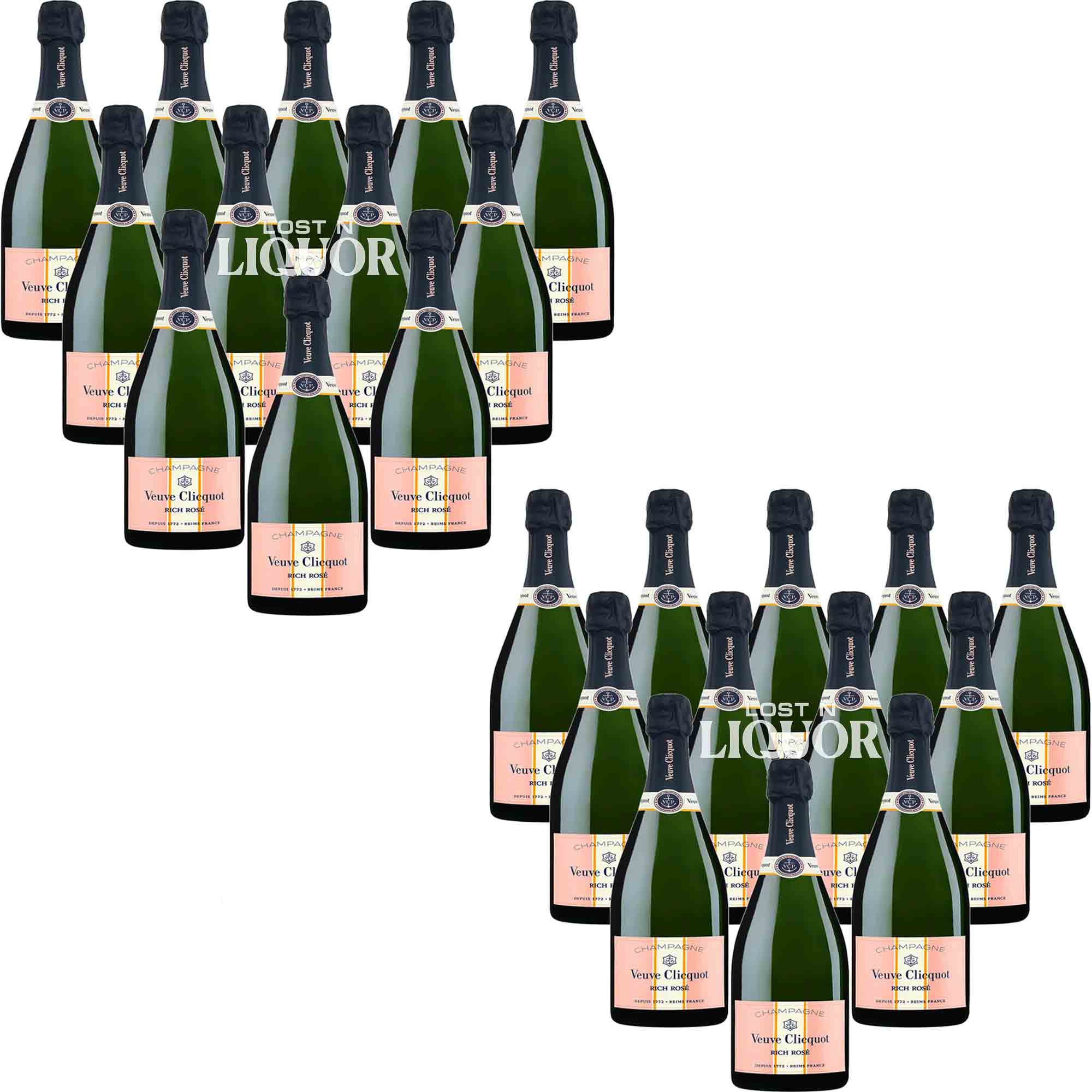 Veuve Clicquot Rich Collection Rose – Lost N Liquor - Online