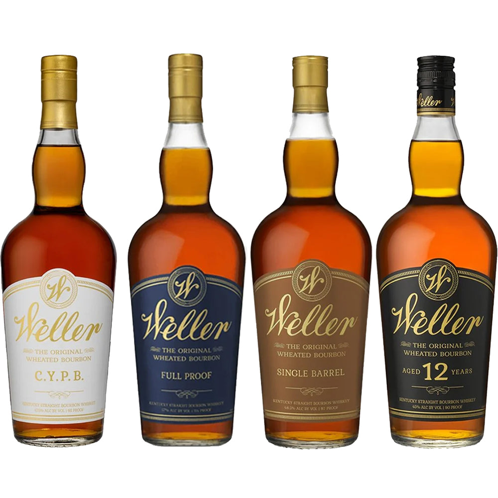 W.L Weller Full Proof, Single Barrel, C.Y.P.B, & 12 Year Bourbon Bundle_LostNLiquor.com