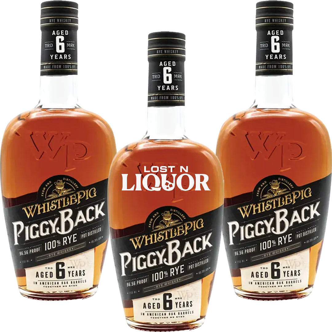 WhistlePig PiggyBack 6 Year 100% Rye Whiskey_LostNLiquor.com