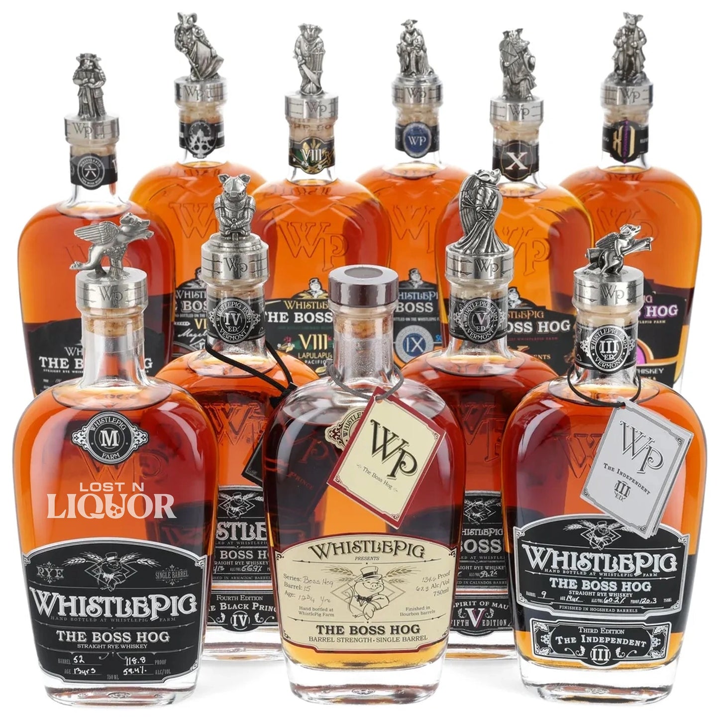 Whistlepig Boss Hog Vertical Set (11 Bottles)