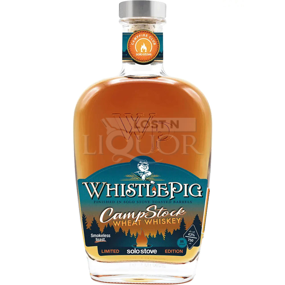 Whistlepig Campstock Solo Stove Toasted Limited Edition Wheat Whiskey