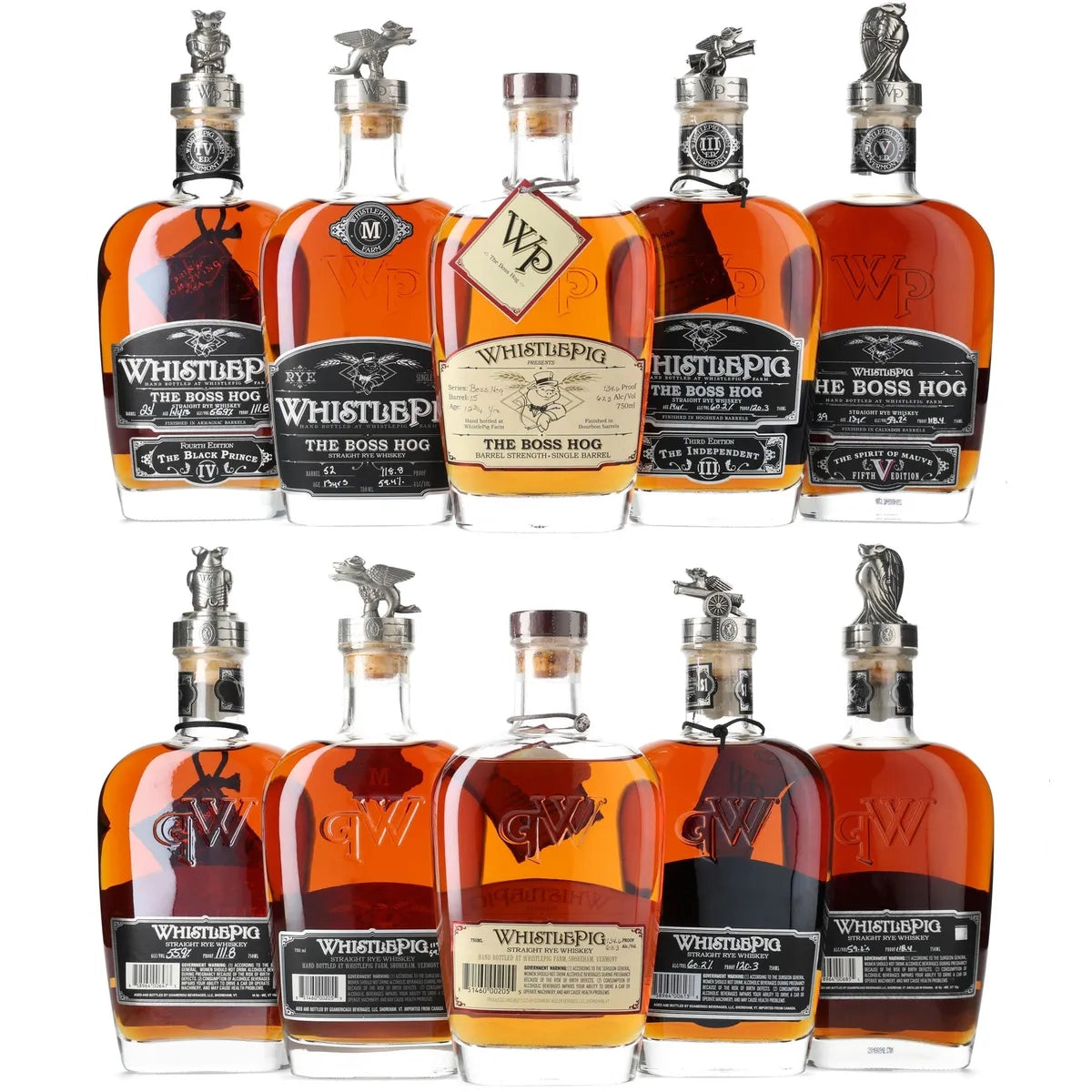Whistlepig Boss Hog Vertical Set (11 Bottles)