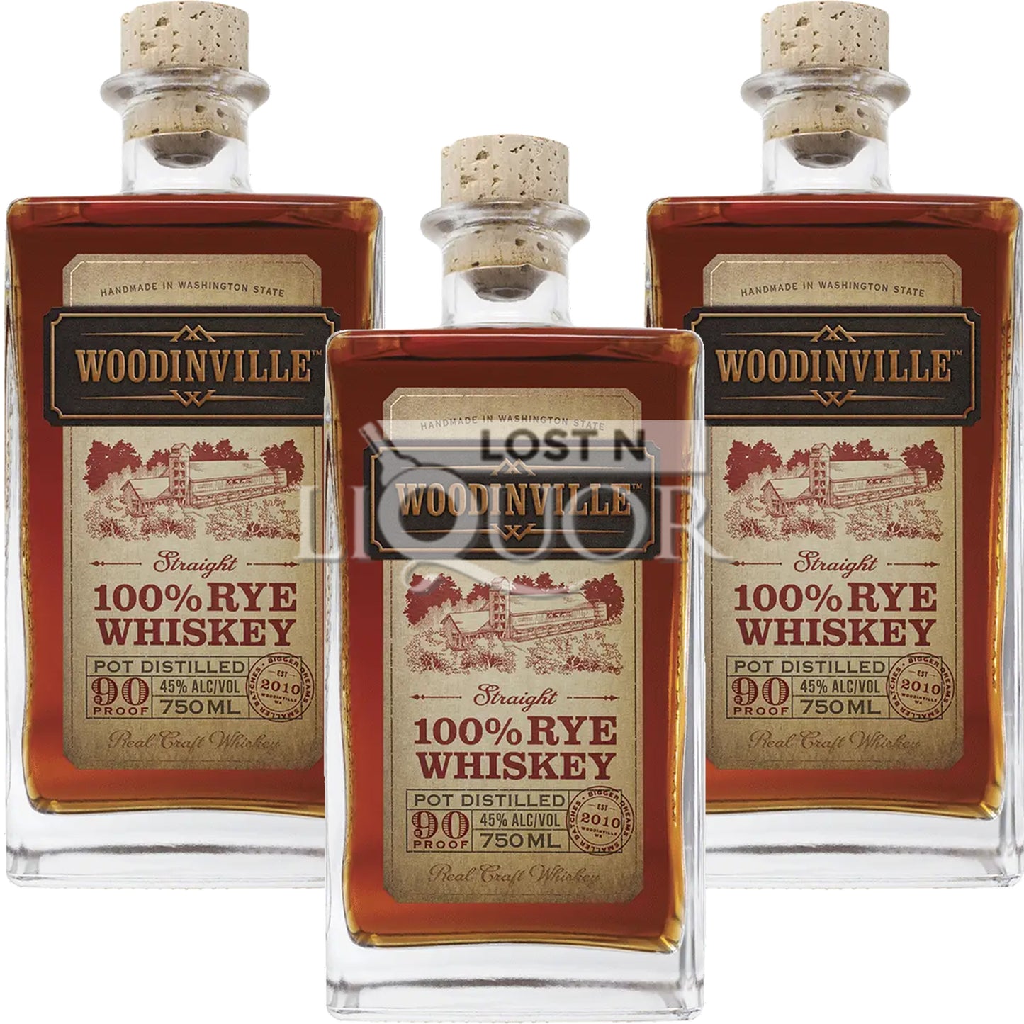 Woodinville Straight 100% Rye Whiskey