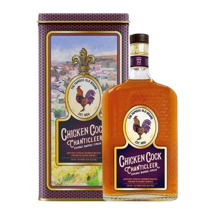 Chicken Cock Chanticleer Cognac Barrel Finish Bourbon Whiskey