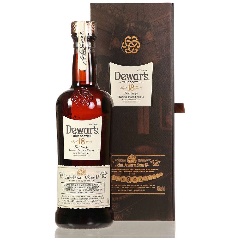 Dewar's The Vintage 18 Year Blended Scotch Whisky