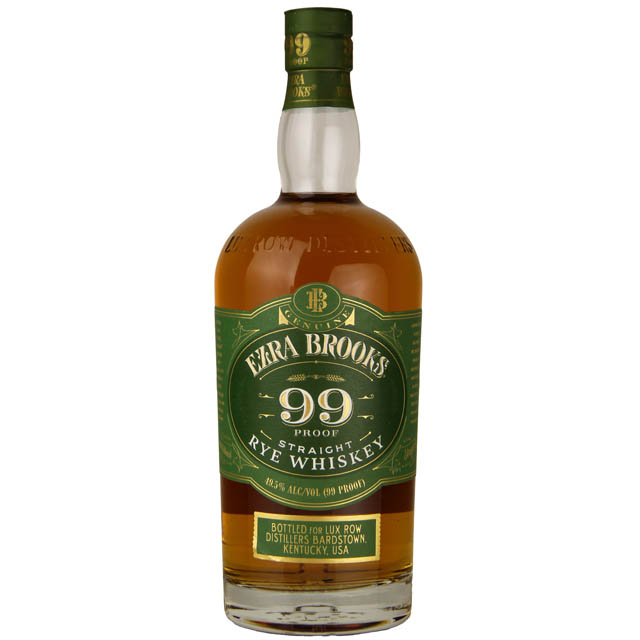 Ezra Brooks 99 proof Straight Rye Whiskey