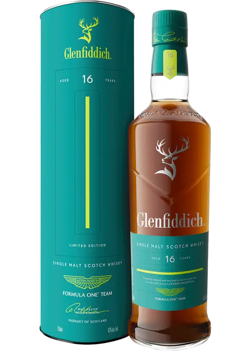 Glenfiddich Aston Martin F1 16 Year Old Single Malt Scotch Whisky