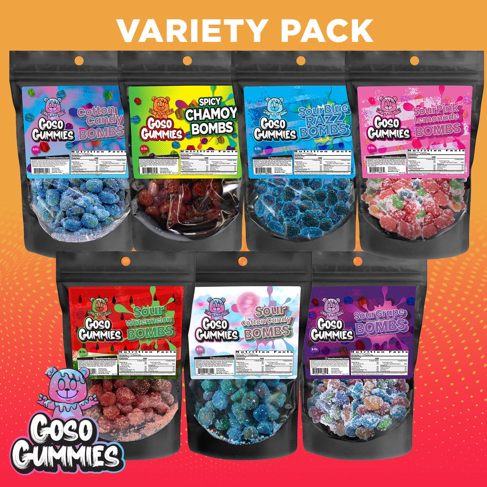 Gosogummies Gusher Variety Pack (7 Pack)