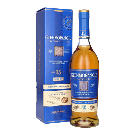 Glenmorangie The Cadboll Estate Bourbon & Amontillado Casks 15 Year Highland Single Malt Scotch Whisky