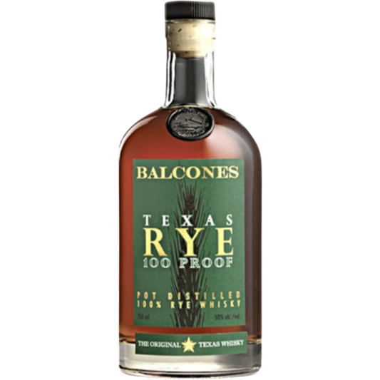 Balcones Texas Rye Pot Distilled Rye Whiskey