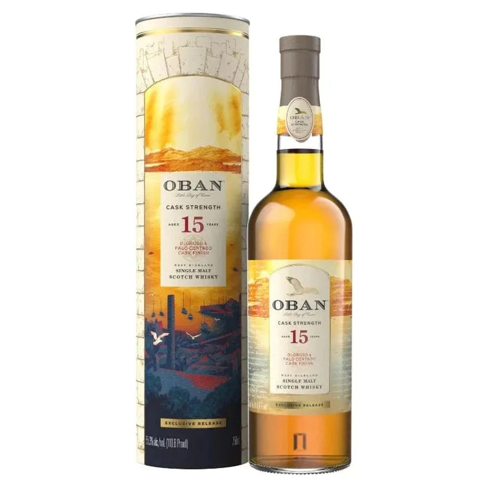 Oban Single Malt Scotch Oloroso & Palo Cortado Cask Finish Exclusive Release 15 Year