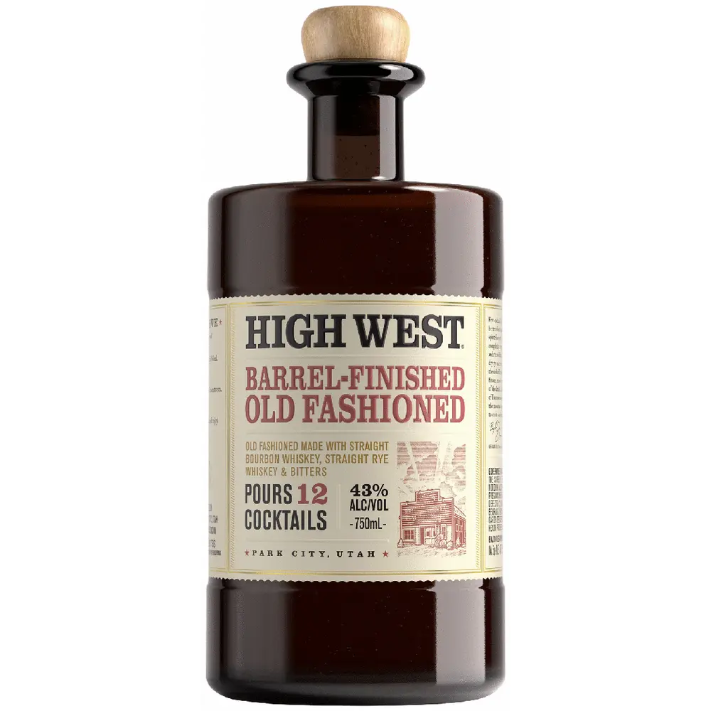 High West Old Fashioned Barrel Finished Whiskey Cocktail 86