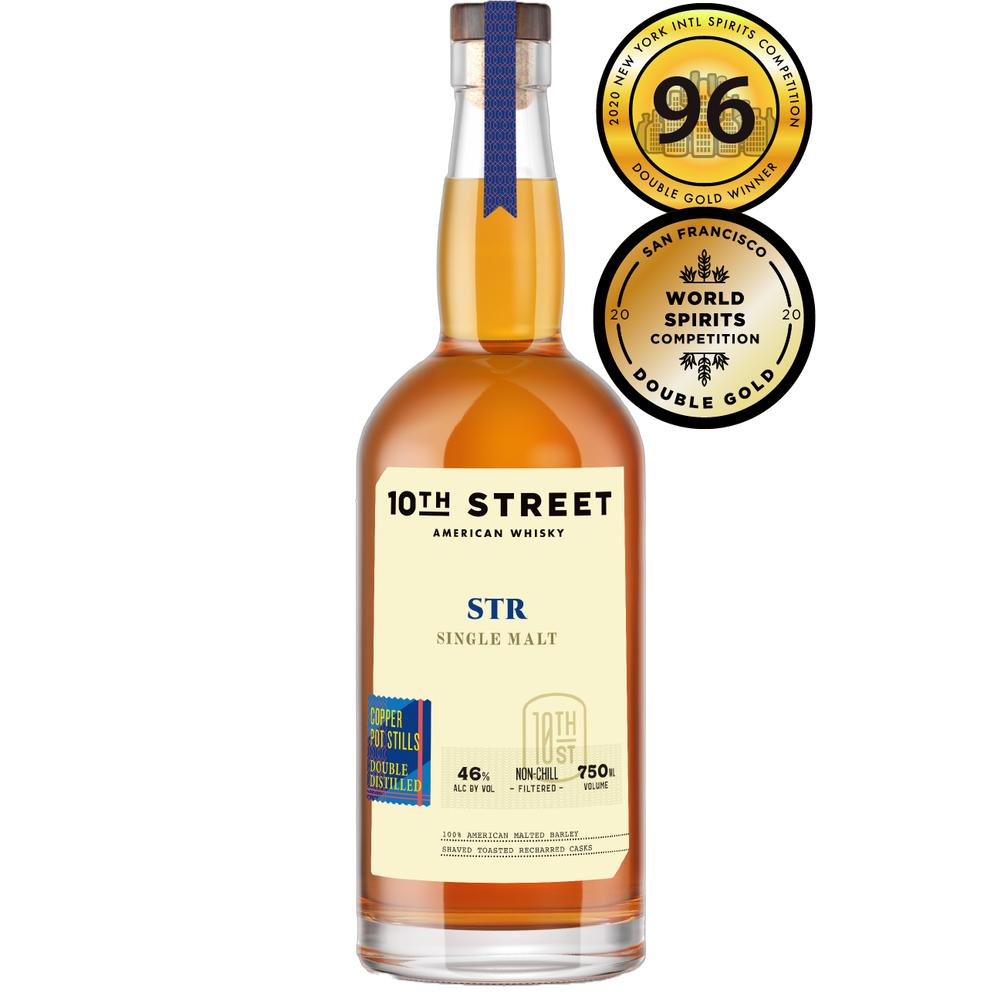 10th Street American Whiskey Single Malt Str 92