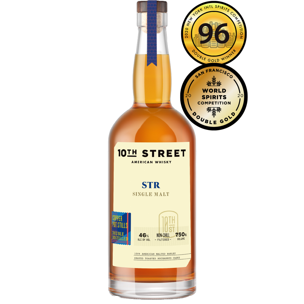 10th Street American Whiskey Single Malt Str 92