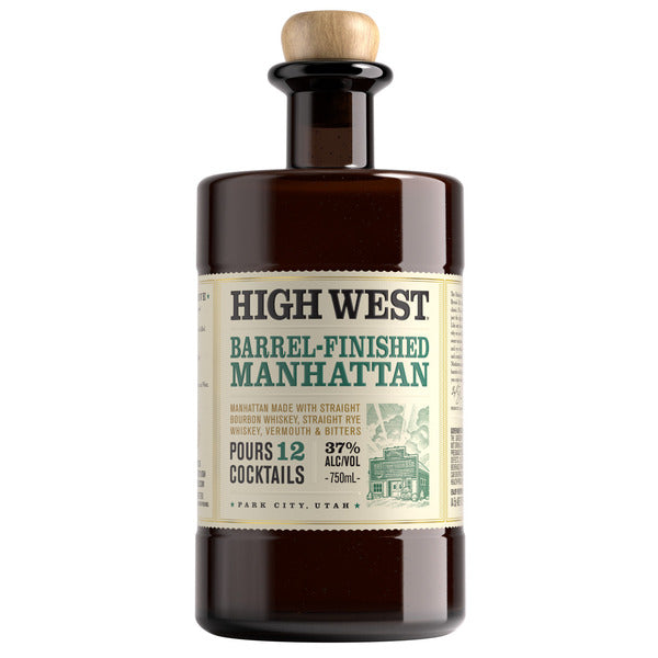 High West Manhattan Barrel Finished Whiskey Cocktail 74